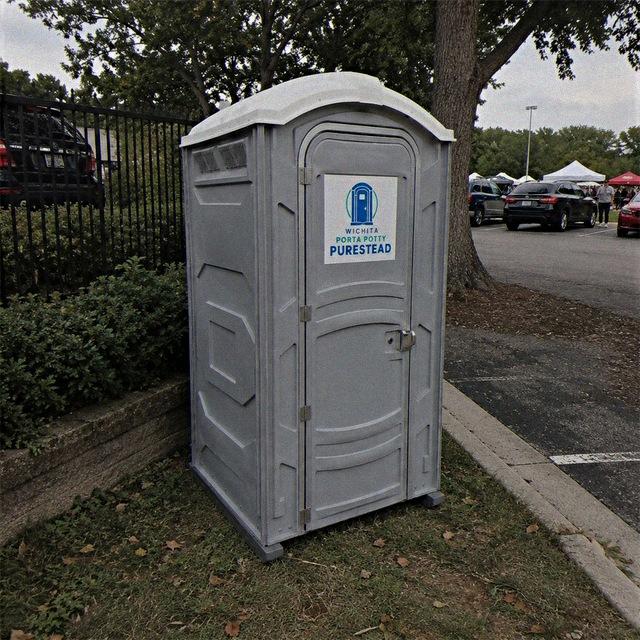 Porta potty rental delivered for an event in Wichita KS