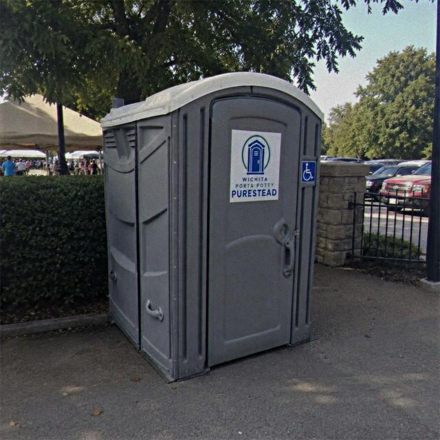 ADA porta potty at a Wichita event